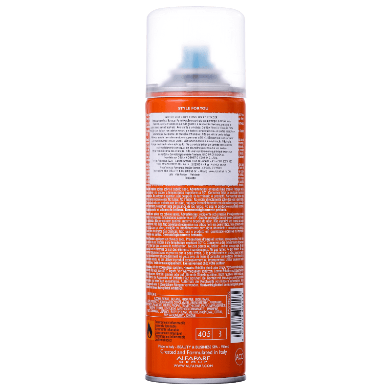 Alfaparf S4U Style For You Fx'D Super Dry - Spray Fixador 300ml