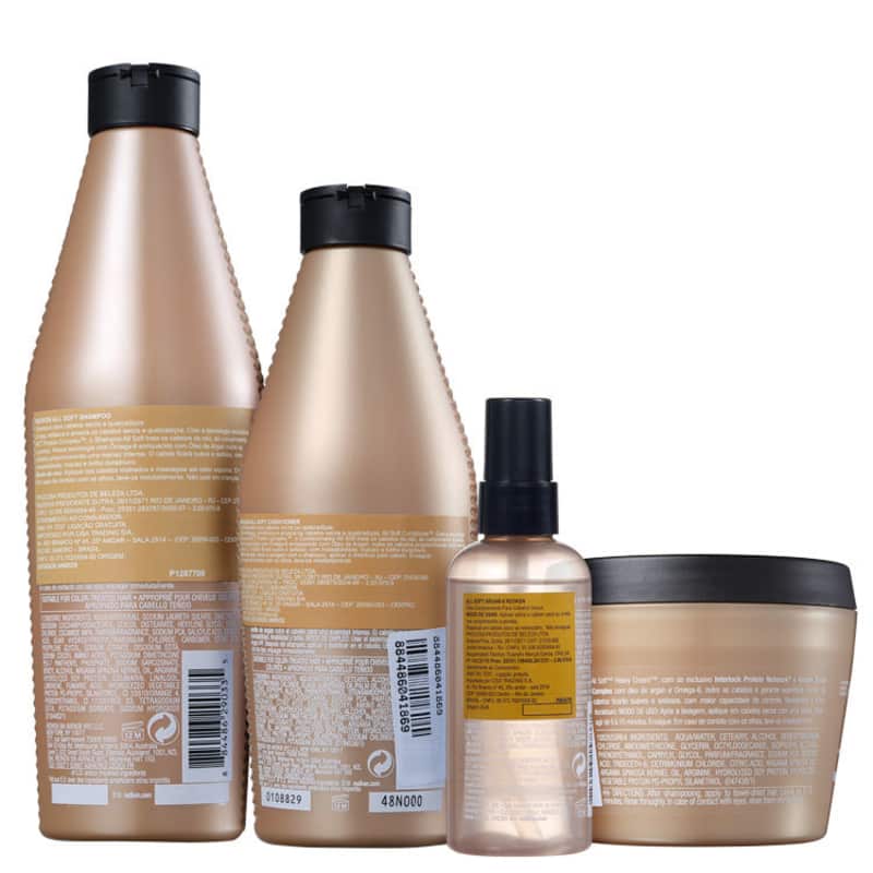 Kit Redken All Soft Heavy Argan-6 (4 Produtos)