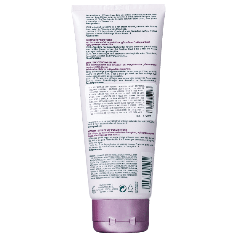 Nuxe Body Gommage Corps Fondant - Esfoliante Corporal 200ml