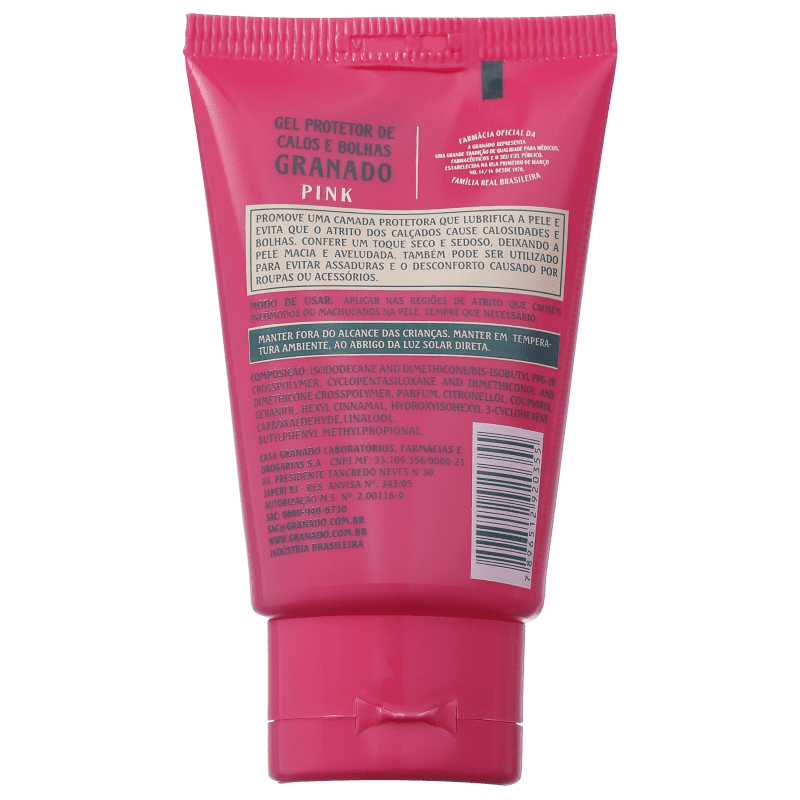 Granado Pink Protetor de Calos e Bolhas - Gel para os Pés 45g