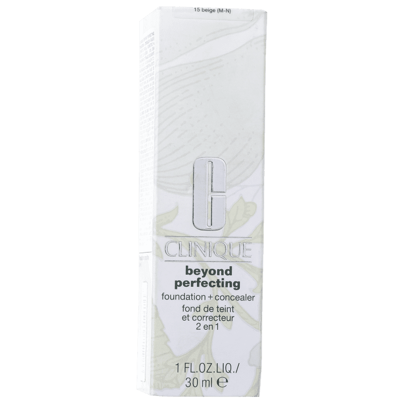 Clinique Beyond Perfecting Foundation + Concealer 15 Beige - Base 2 em 1 30ml