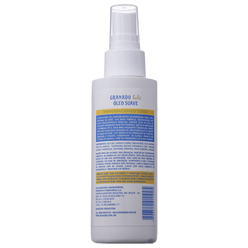 Granado Bebê Tradicional Suave - Óleo Corporal 120ml