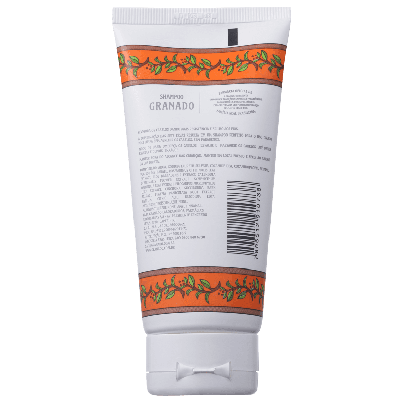 Granado Terrapeutics Sete Ervas - Shampoo sem Sal 180ml