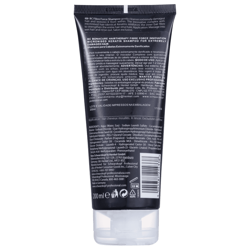 Schwarzkopf Professional BC Bonacure Fibre Force - Shampoo 200ml