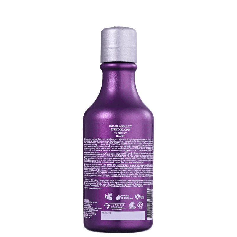 Shampoo Desamarelador Absolut Speed Blond 250ml