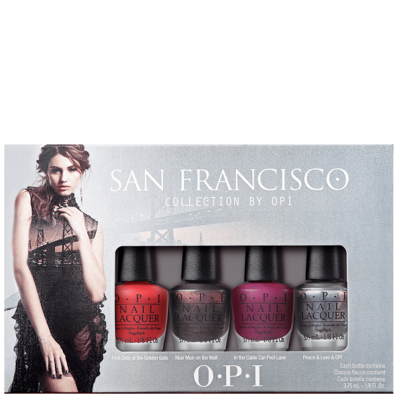 Kit OPI San Francisco Collection de Esmaltes (4 miniaturas)