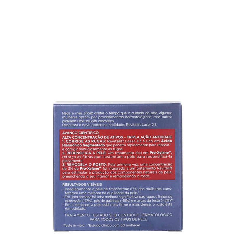 L'Oréal Paris Revitalift Laser X3 - Creme para Rugas e Anti-Idade 50ml