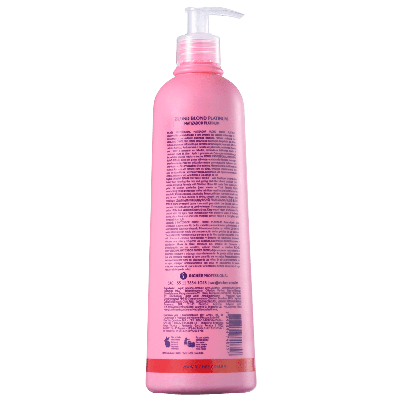 Richée Professional Blond Blond Platinum - Máscara Matizadora 700ml