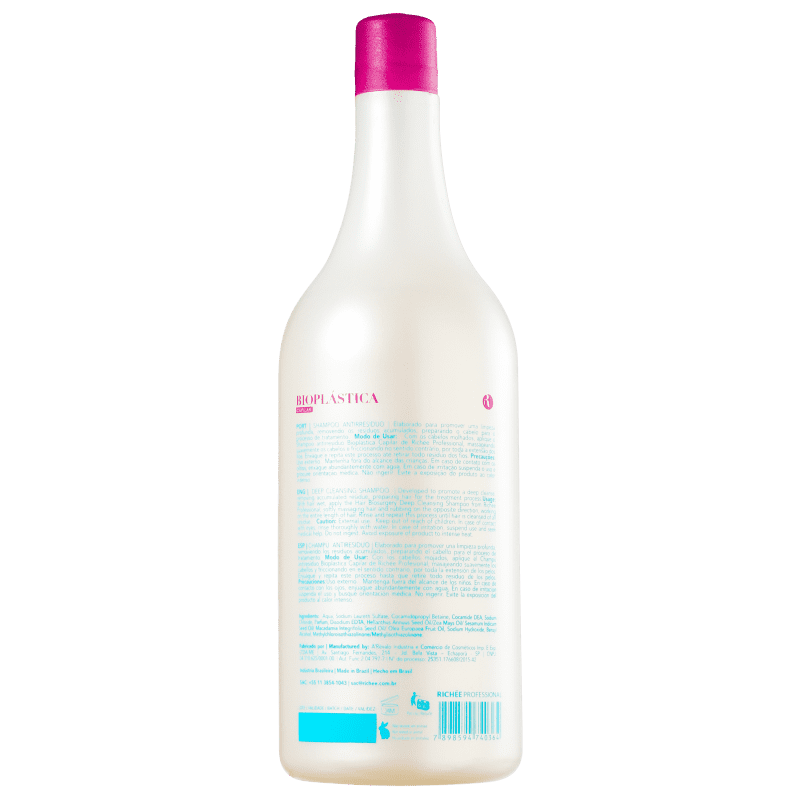 Richée Professional Bioplástica - Shampoo Antirresíduo 1000ml