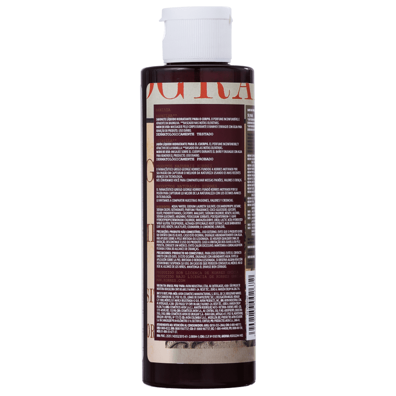 Korres Baunilha - Sabonete Líquido 250ml