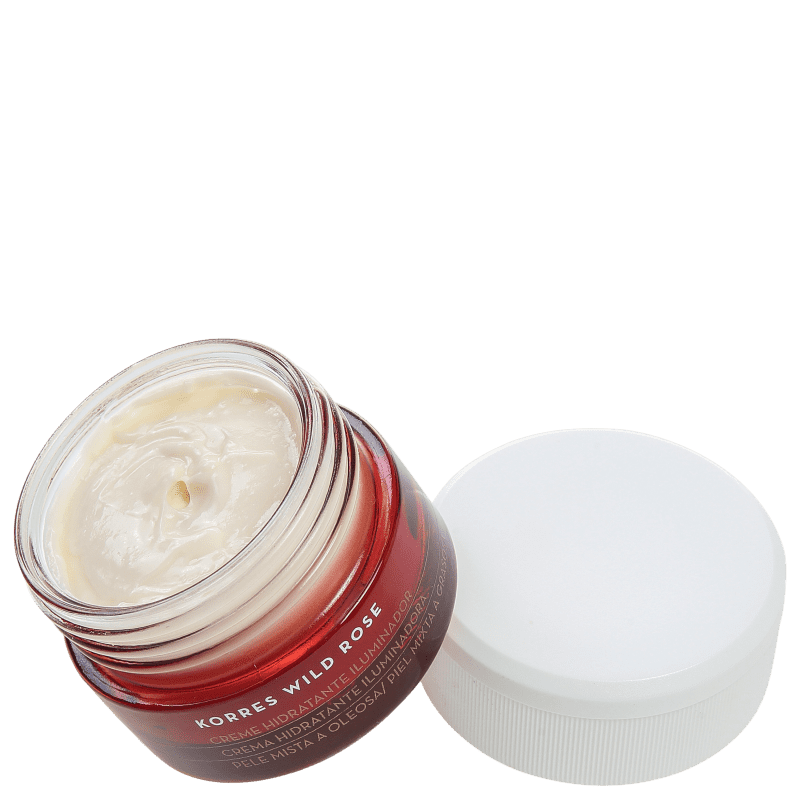 Korres Wild Rose - Creme Hidratante Iluminador 40g