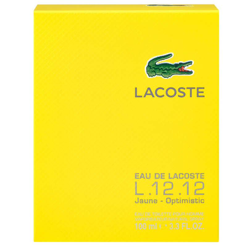 L.12.12 Jaune Lacoste Eau de Toilette - Perfume Masculino 100ml