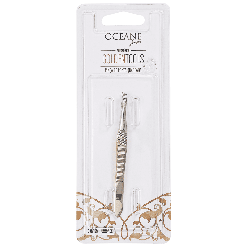 Océane Golden Tools - Pinça de Ponta Quadrada