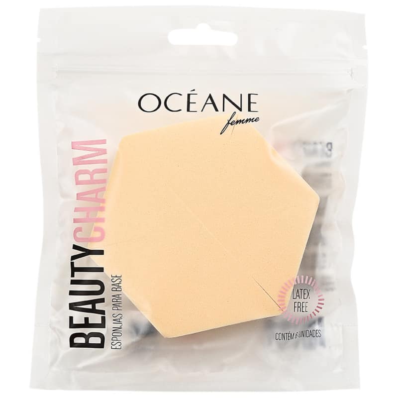 Océane Beauty Charm - Esponja para Base (6 unidades)