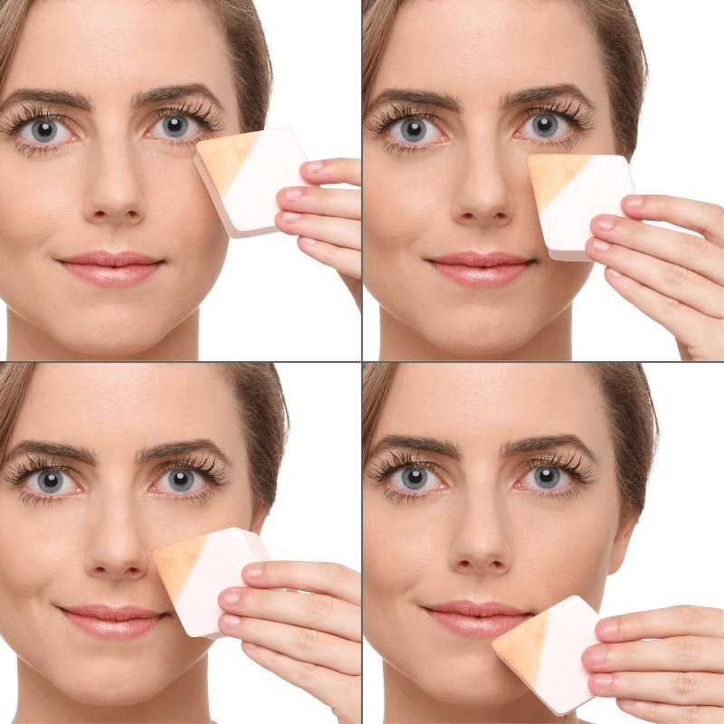 Océane Diamond Sponge - Esponja para Base e Corretivo (4 unidades)