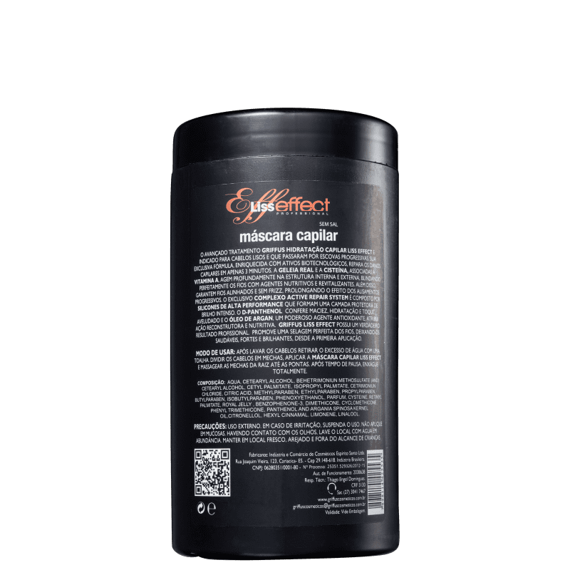 Griffus Liss Effect - Máscara Capilar 1000ml