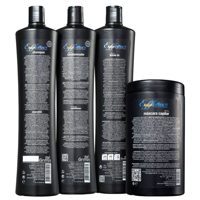 Kit Griffus Argan Effect Complete (4 Produtos)