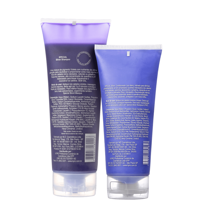 Kit K.Pro Special Silver Blond Special Silver Duo (2 Produtos)