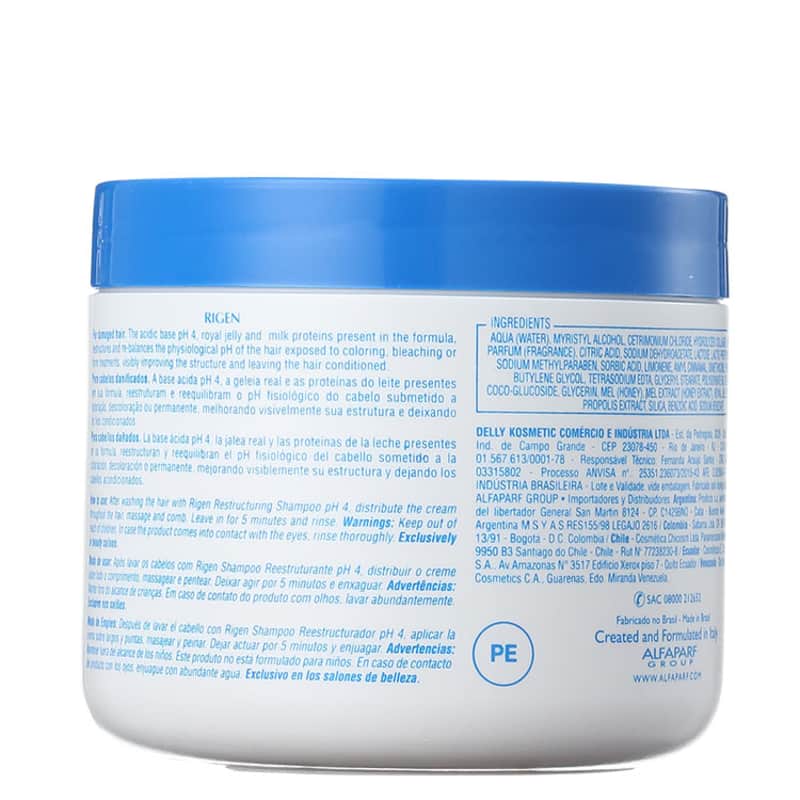 Alfaparf Rigen Milk Protein Plus - Máscara Capilar 500g