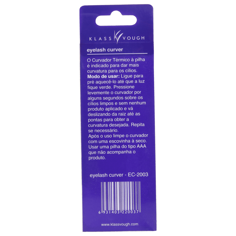 Klass Vough EyelashCurve EC-2003 - Curvador de Cílios Térmico