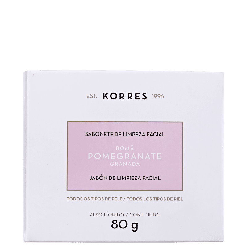 Korres Pomegranate - Sabonete em Barra Facial 80g