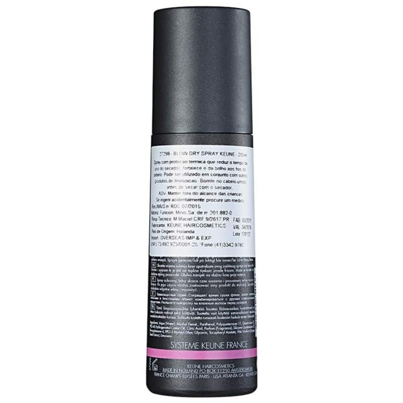 Keune Design Blow Dry Spray - Protetor Térmico 200ml
