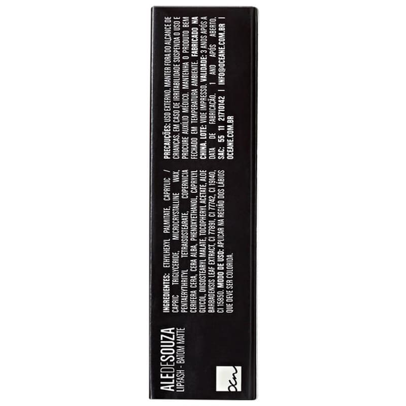 Océane Ale de Souza LipFash Grazi - Batom Matte 3,2g