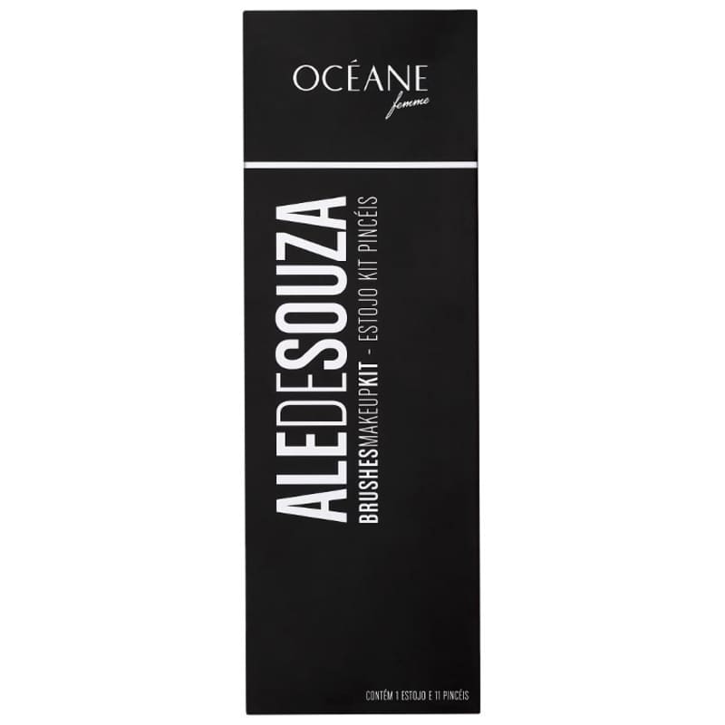 Océane Ale de Souza Brushes Makeup - Estojo de Pincéis