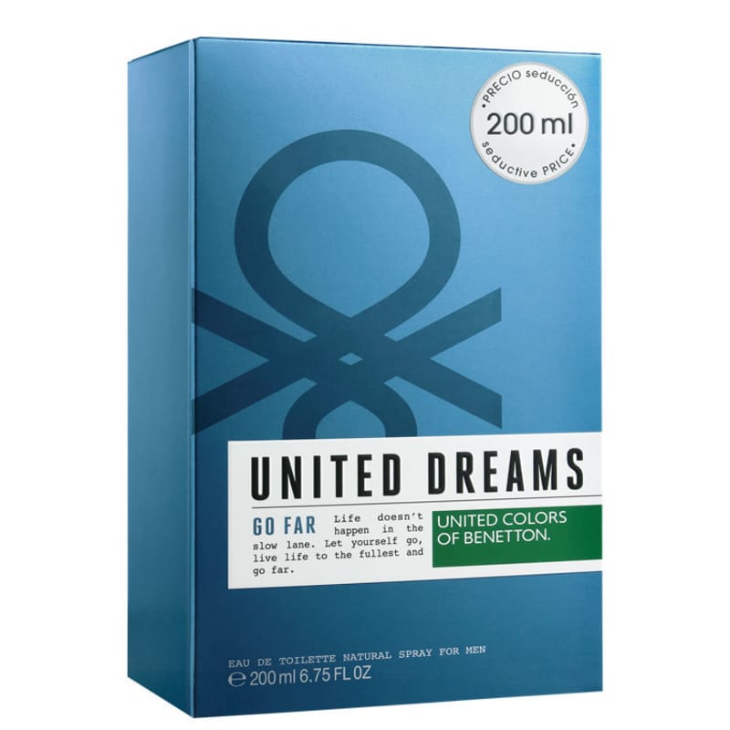 United Dreams Go Far Benetton Eau de Toilette - Perfume Masculino 200ml