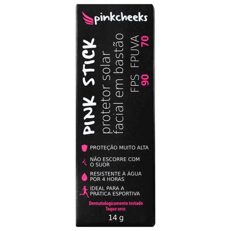 Pink Cheeks Pink Stick 5KM FPS 90 - Protetor Solar Facial 14g