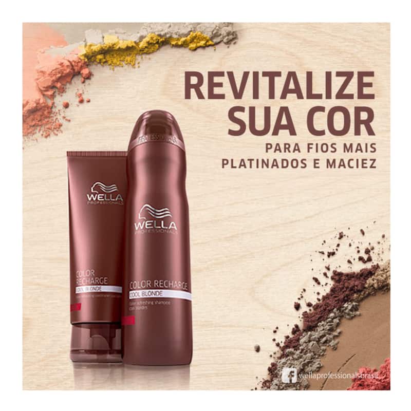 Kit Wella Professionals Enrich Escova Hidratação Express Cabelos Loiros (3 Produtos)