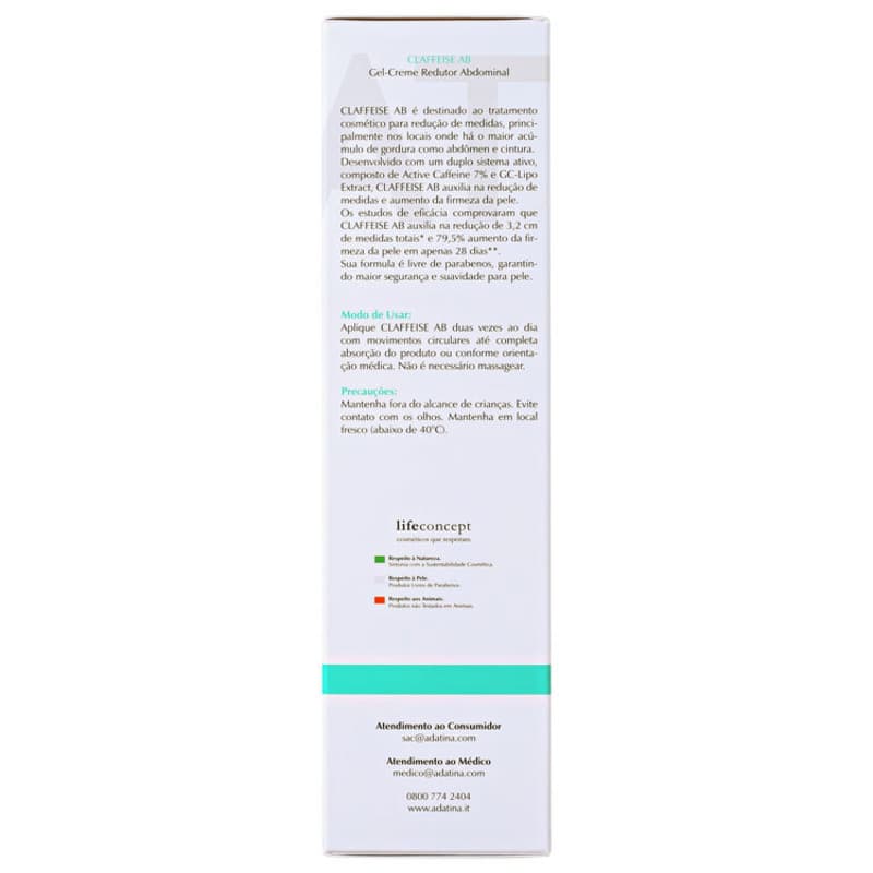 Ada Tina Claffeise AB - Creme Redutor de Medidas 200ml
