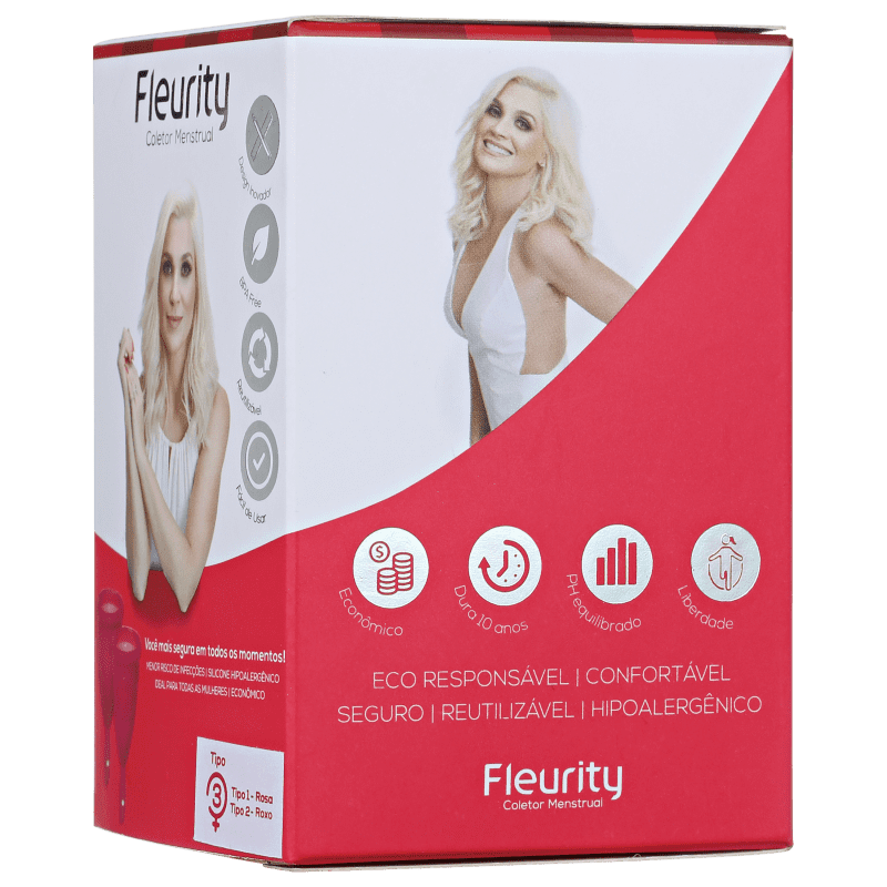 Fleurity Tipo 3 (dois tamanhos) - Coletor Menstrual (2 unidades)