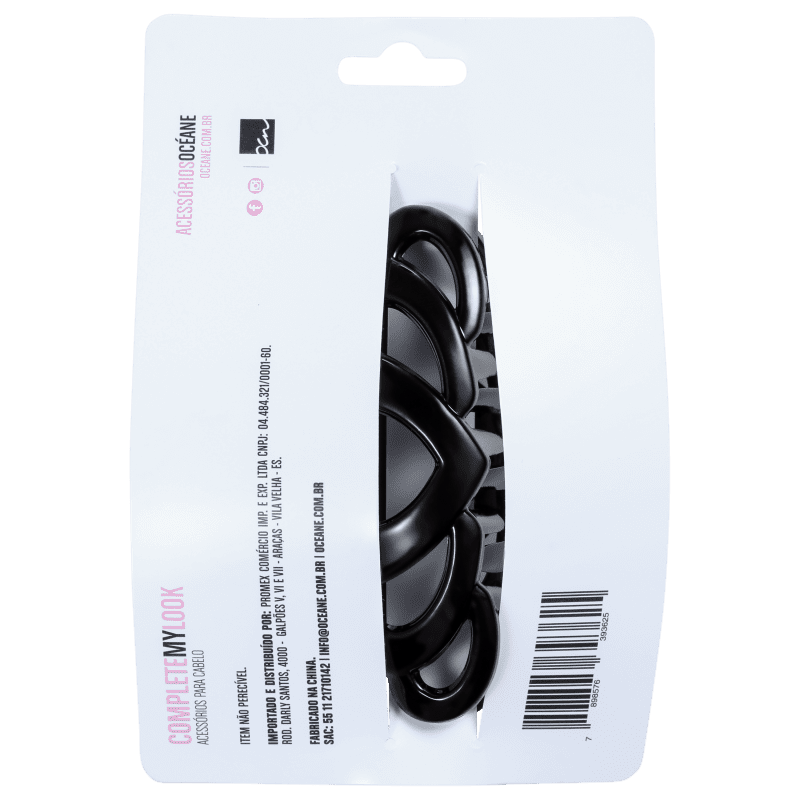 Complete My Look 158 Black - Prendedor de Cabelo