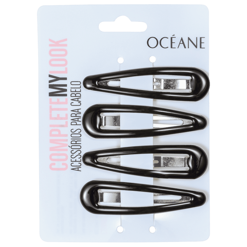 Océane Complete My Look 32 Black - Tic-Tac de Cabelo (4 Unidades)