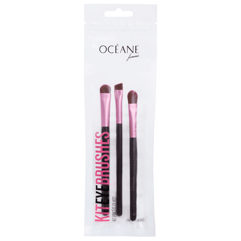Kit Eye Brushes de Pincéis (3 Produtos)