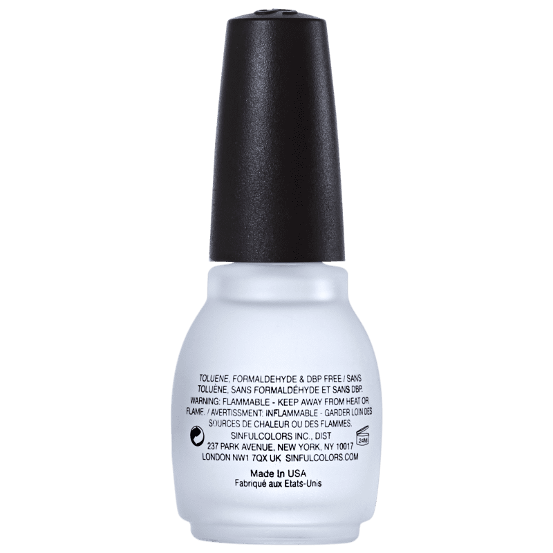 SinfulColors Professional Top Shine Topcoat Brilliant - Finalizador Extrabrilho 15ml