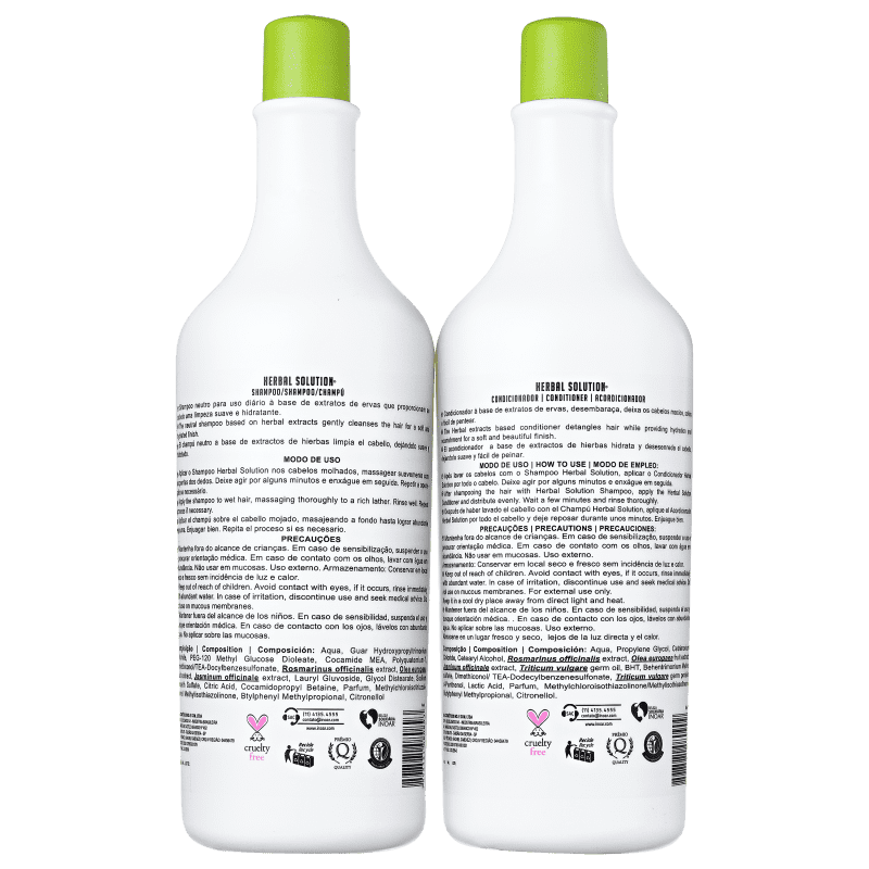 Kit Herbal Solution Profissional 1000ml