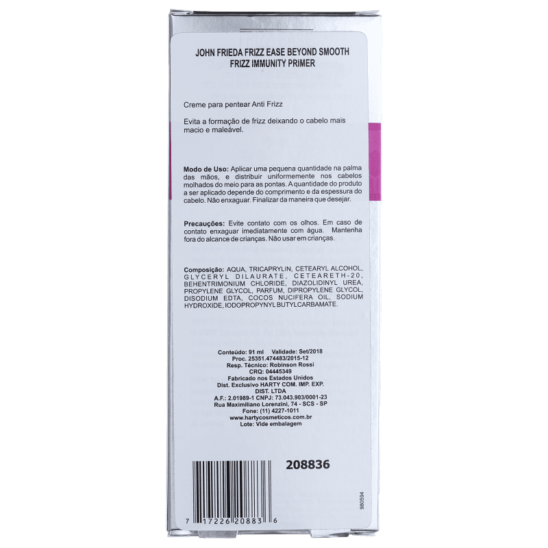 John Frieda Frizz-Ease Beyond Smooth Frizz-Immunity - Primer Capilar 91ml