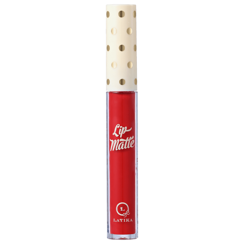 Latika Lip Vermelho Nº 20 - Batom Líquido Matte 4ml