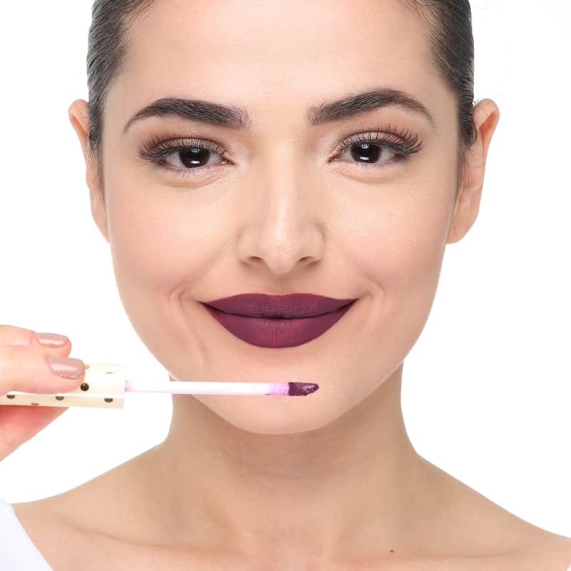 Latika Lip Roxo Nº 21 - Batom Líquido Matte 4ml