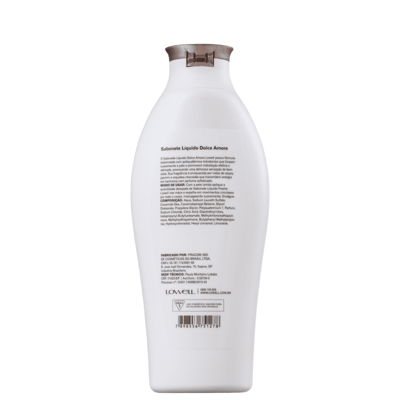 Lowell Freshe Dolce Amore - Sabonete Líquido 200ml