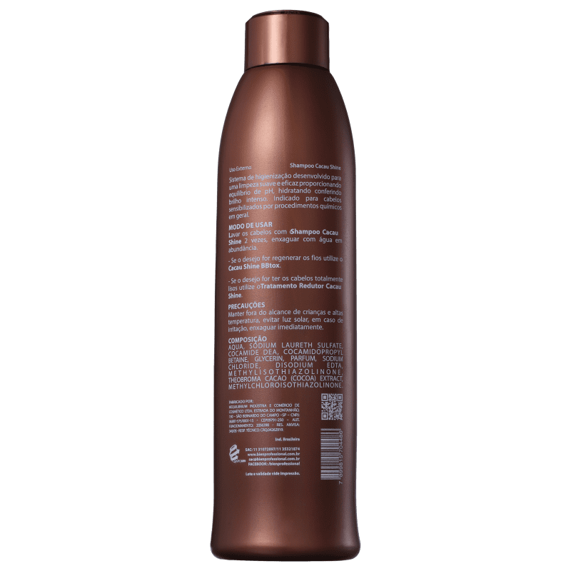 Bien Professional Naturale's Shine Cacau - Shampoo Antirresíduo 1000ml