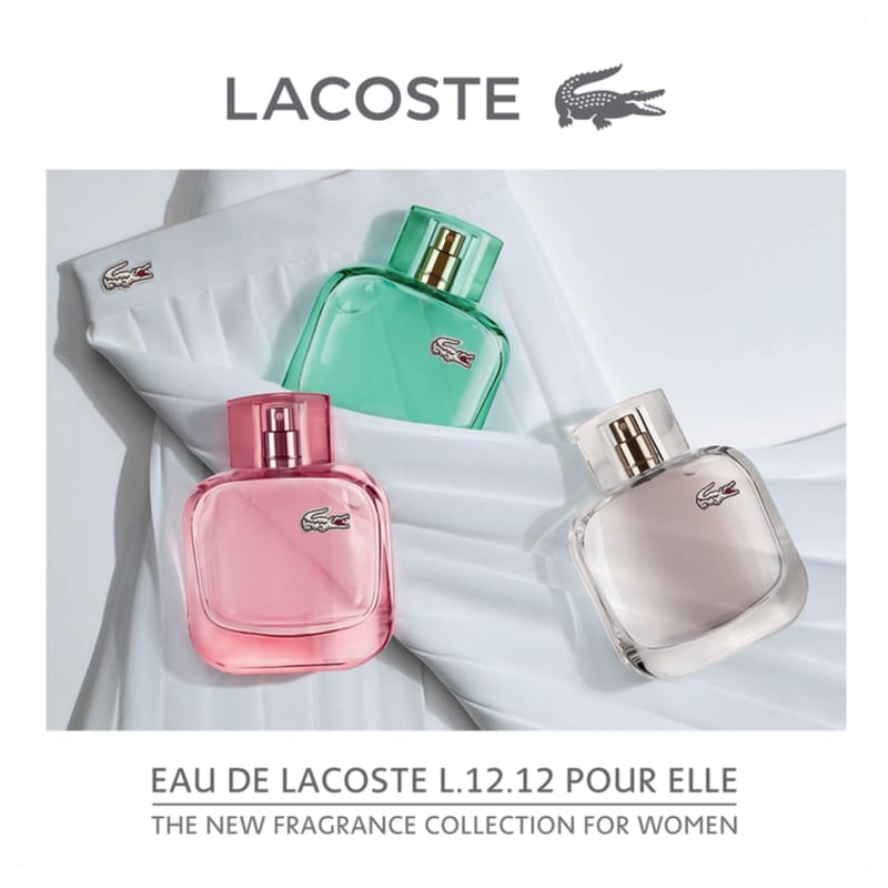 Eau de lacoste l12 on sale 12 pour elle sparkling