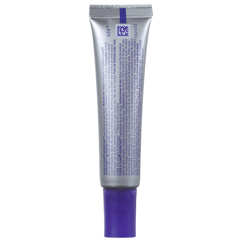 Clean & Clear Advantage Gel Invisível - Gel Secativo para Acne 15g