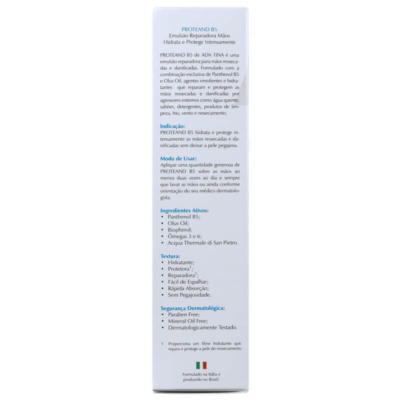 Ada Tina Proteand B5 - Hidratante para as Mãos 50ml