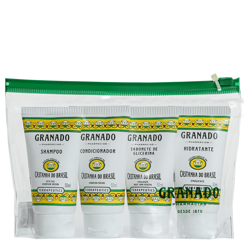 Kit Granado Terrapeutics Banho Castanha do Brasil (4 Produtos)