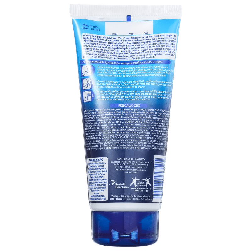 Veet For Men - Creme Depilatório Masculino 180ml
