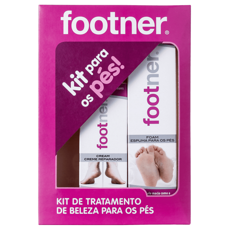 Kit Footner Pés Macios (2 produtos)