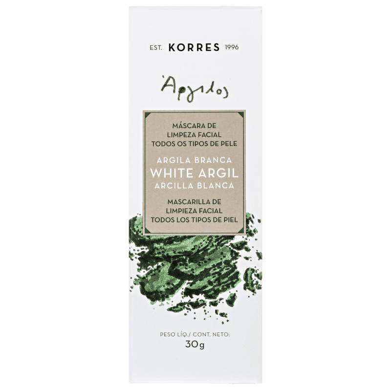 Korres Argila Branca - Máscara de Limpeza Facial 30g